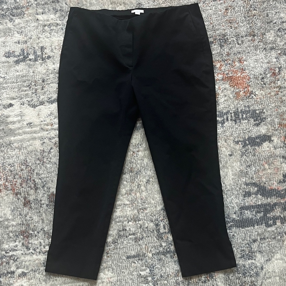 J. Jill Black Ankle Length Premium Bi-Stretch Pants Size 14
